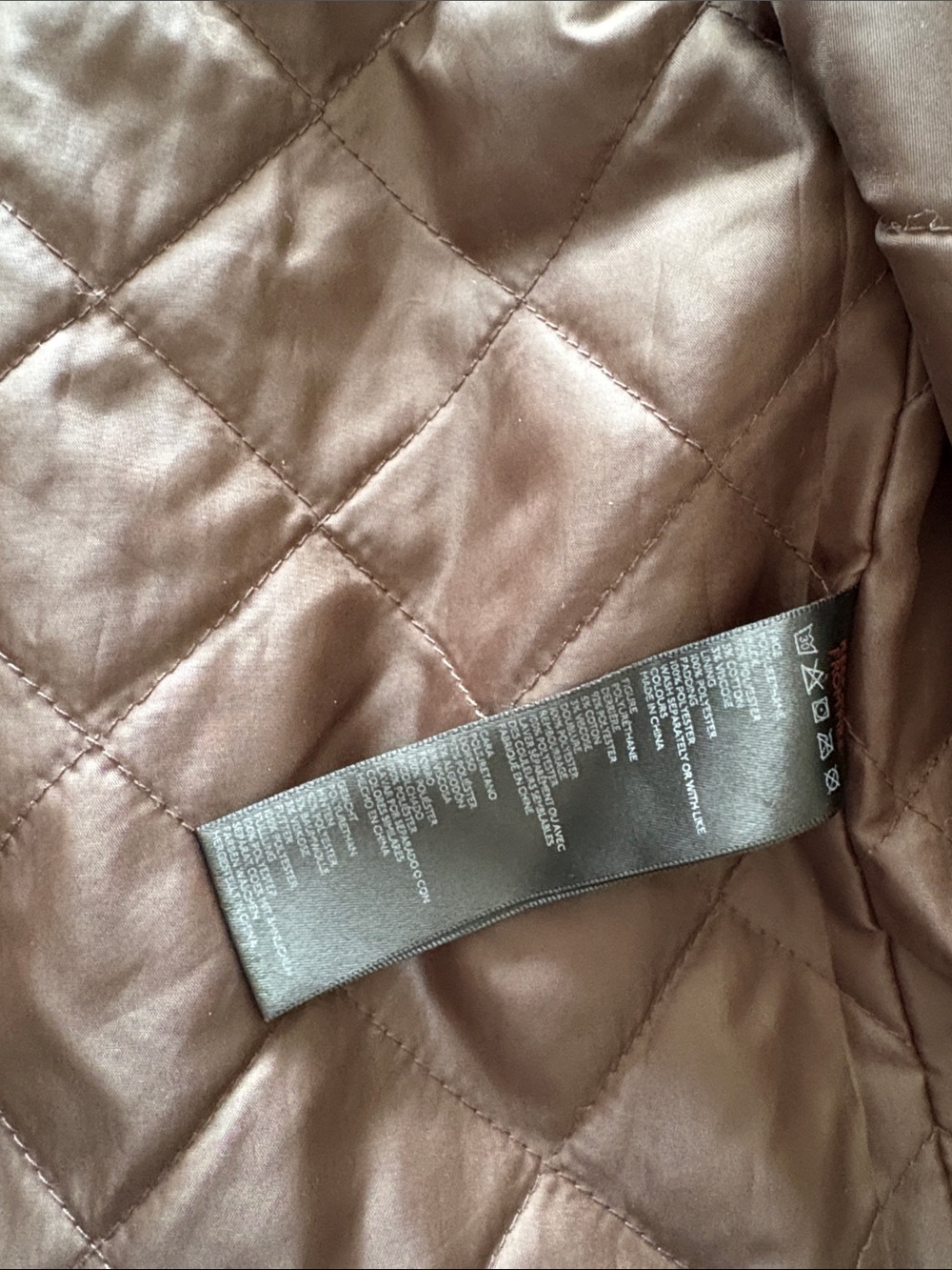 BDG Chocolate Brown Vegan Leather Zip-Up Jacket - Picture 4 of 4